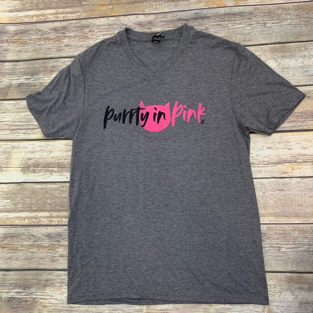 Cat Lady Purrty in Pink T Shirt